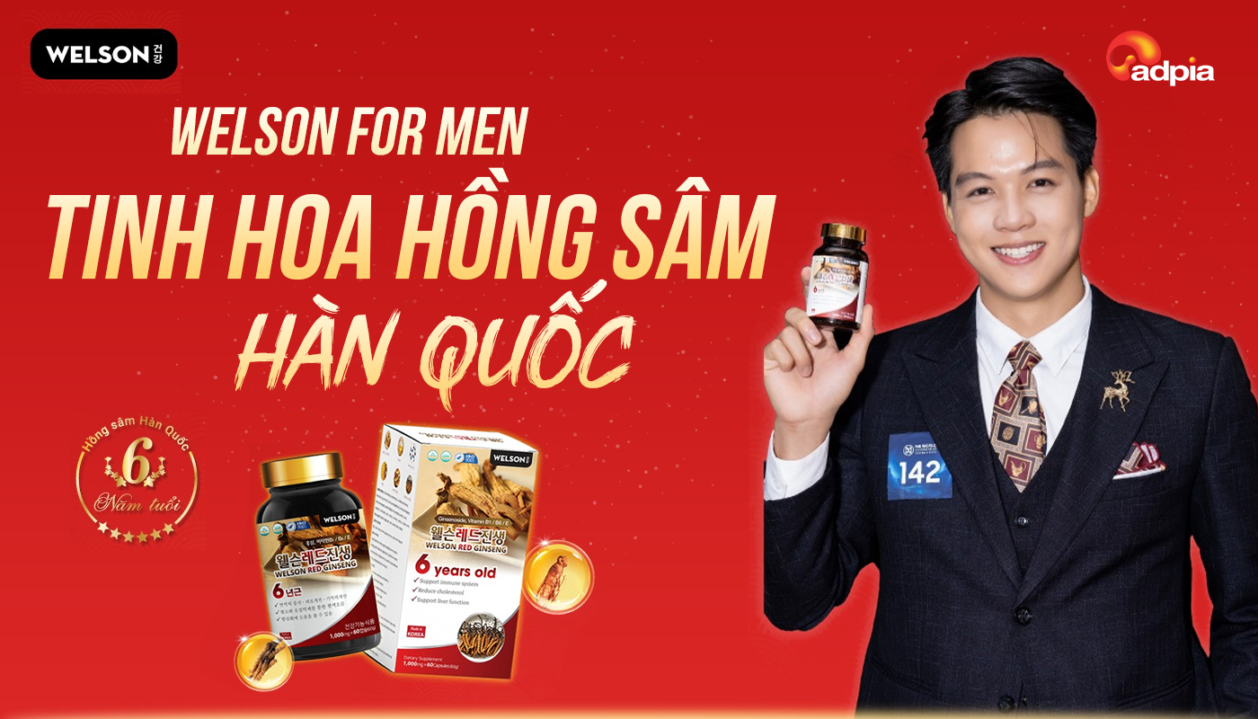 Welson For Men - Bí Quyết Tăng Cường Sinh Lý Nam Hiệu Quả