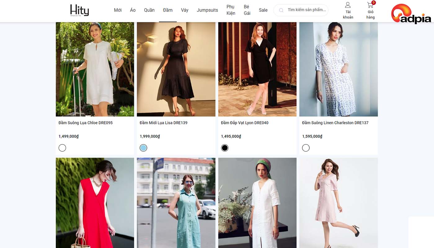 Hity Fashion - Sở hữu những mẫu đầm dự tiệc sang trọng, chất lượng
