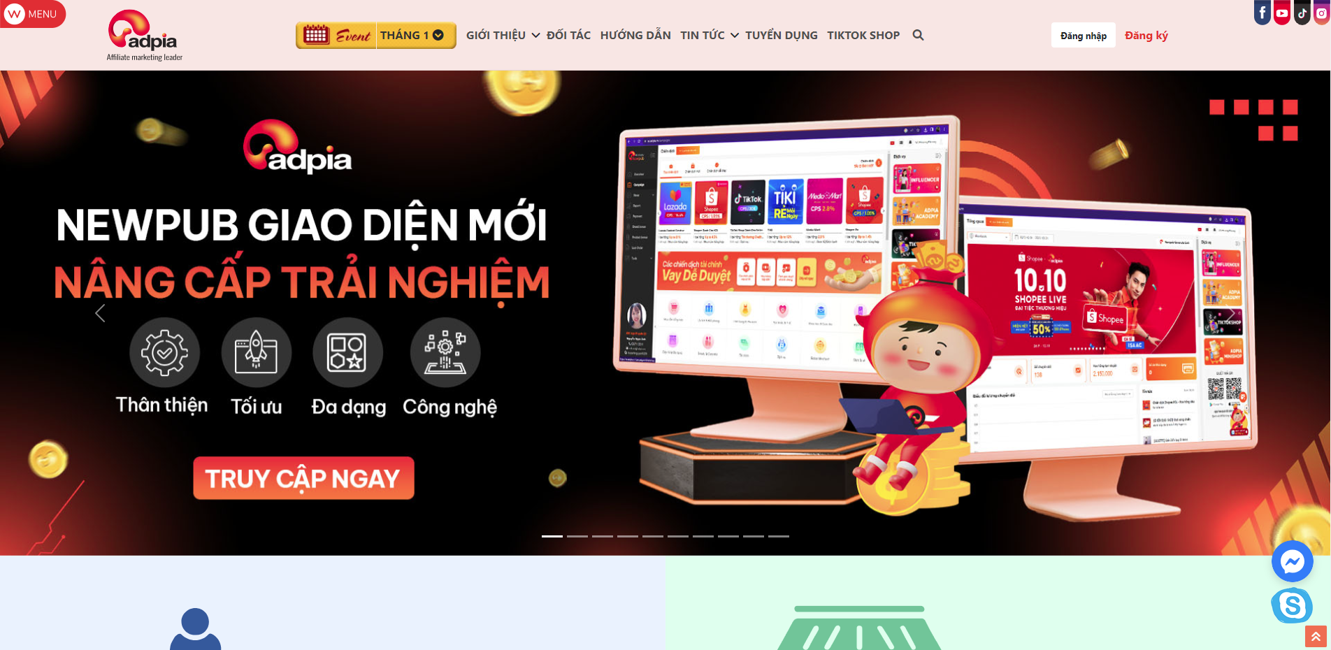 Cách đăng ký làm tiếp thị liên kết với Adpia
