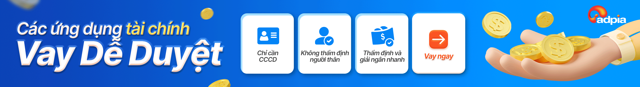 Ứng dụng vay tiền hỗ trợ nợ xấu 24/24