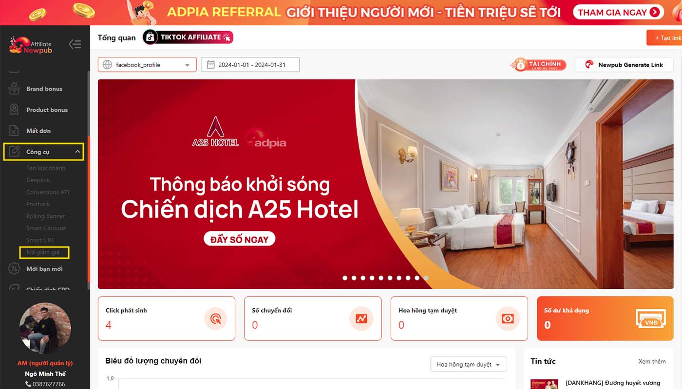 C&aacute;c bước sử dụng m&atilde; nh&uacute;ng Iframe, bước 2