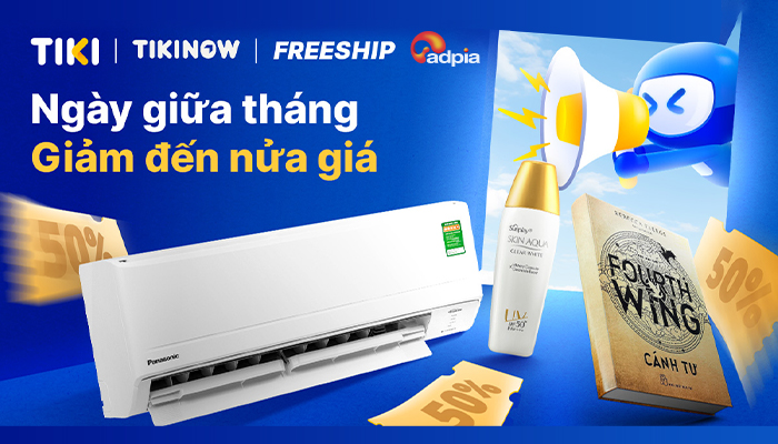 tiki sale giữa tháng 4