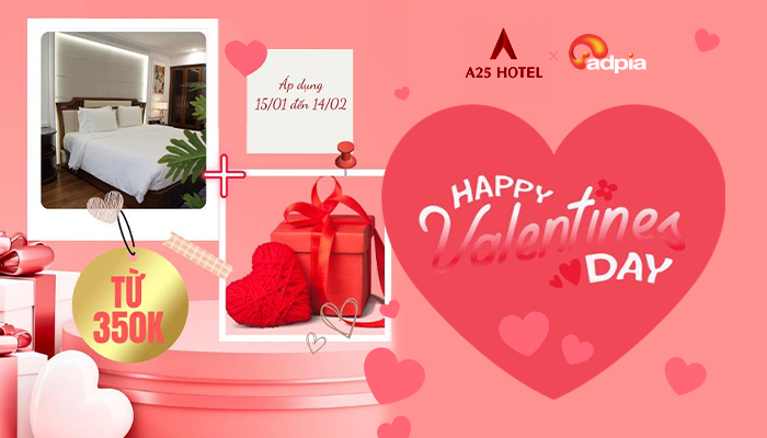 [A25HOTEL] Combo Valentine "Va lung tung"