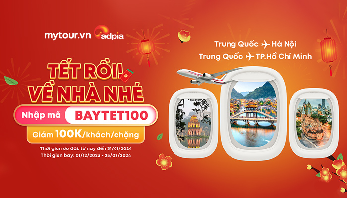 [MYTOUR] Đặt vé máy bay - Đón tết sum vầy