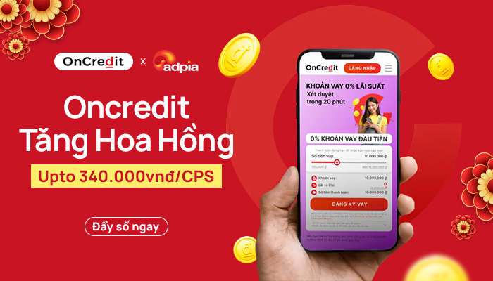 [ONCREDIT] Thông báo tăng hoa hồng chiến dịch