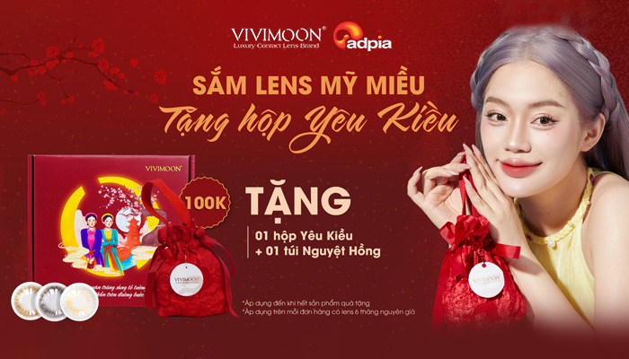 [VIVIMOON] Sắm lens mỹ miều - Tặng hộp yêu kiều