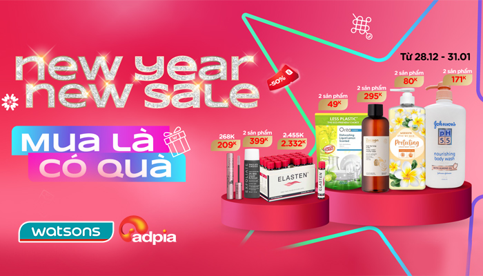 [WATSONS] New Year - New Sale