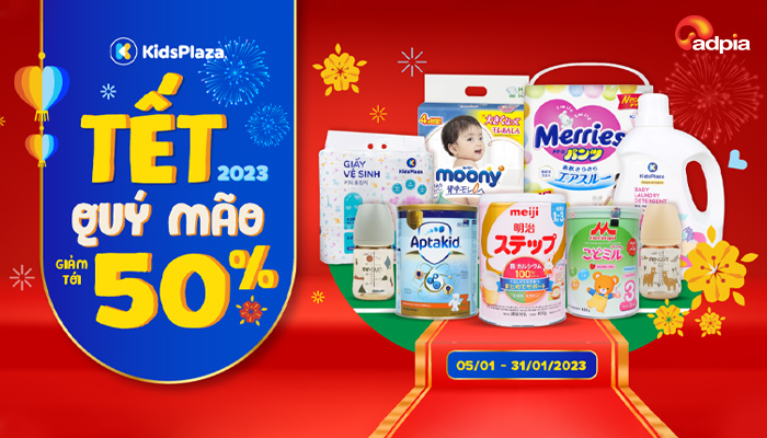 [KIDSPLAZA] Tết Quý Mão giảm tới 50%