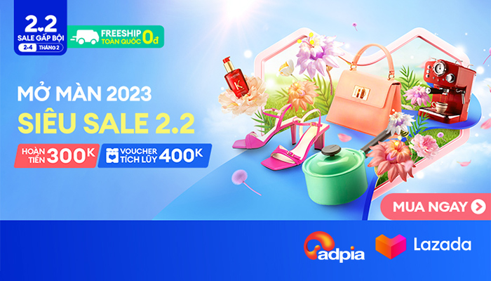 [LAZADA] 2.2 Sale hàng chất - Chốt giá hời