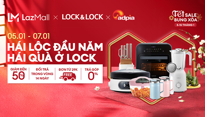 [LAZADA] Hái lộc đầu năm - Hái quà ở Lock