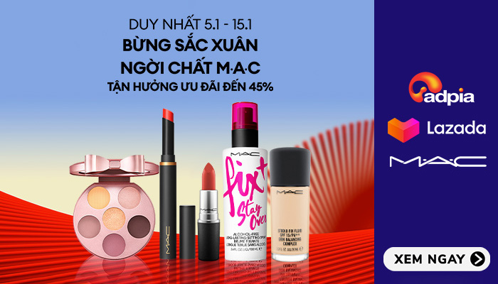 [LAZADA] Bừng sắc xuân - Ngời chất Mac
