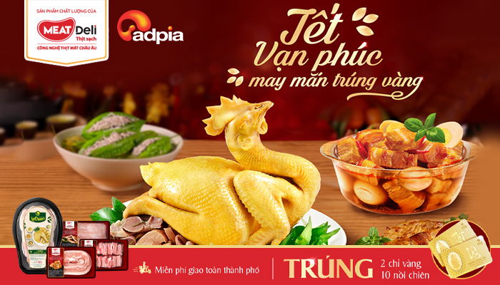 [MEATDELI] Tết vạn phúc - May mắn trúng vàng