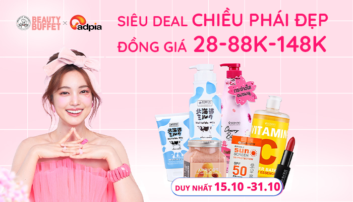 [BEAUTYBUFFET] Deal siêu chill chiều phái đẹp