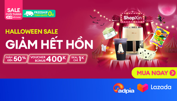 [LAZADA] Haloween Sale - Giảm hết hồn
