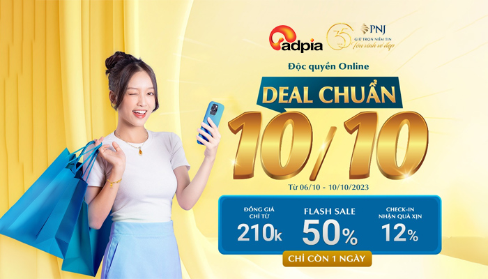[PNJ] Độc quyên online - Deal chuẩn 10/10