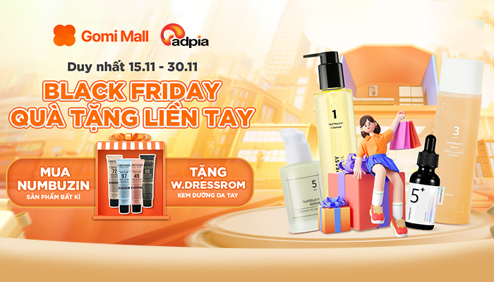 [GOMI MALL] Black Friday - Quà tặng liền tay