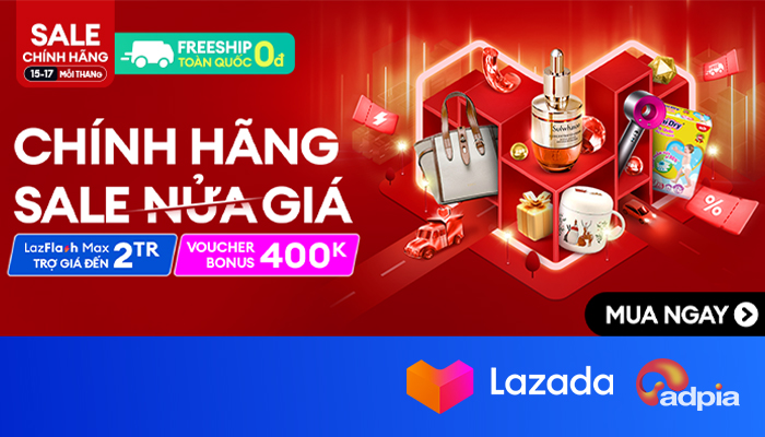 [LAZADA] 15.11 - Chính hãng sale nửa giá