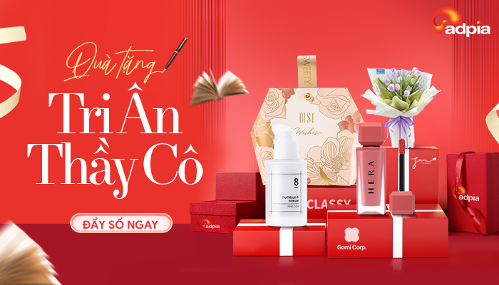 Quà tặng tri ân thầy cô