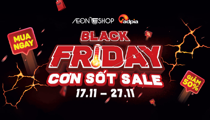 [AEONESHOP] Thứ sáu đen tối - Deal giăng kín lối