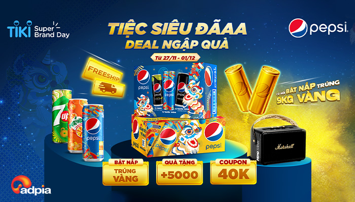 [TIKI] Tiệc siêu đã - Deal ngập quà