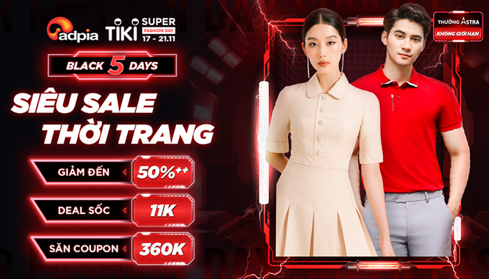 [TIKI] Siêu sale thời trang