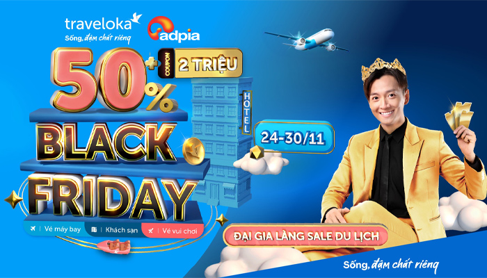 [TRAVELOKA] BlackFriday - Siêu sale cuối năm
