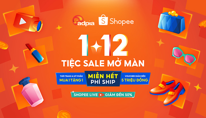 [SHOPEE] 1.12 Tiệc sale mở màn