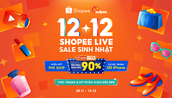 [SHOPEE] Shopee 12.12 - Sale sinh nhật