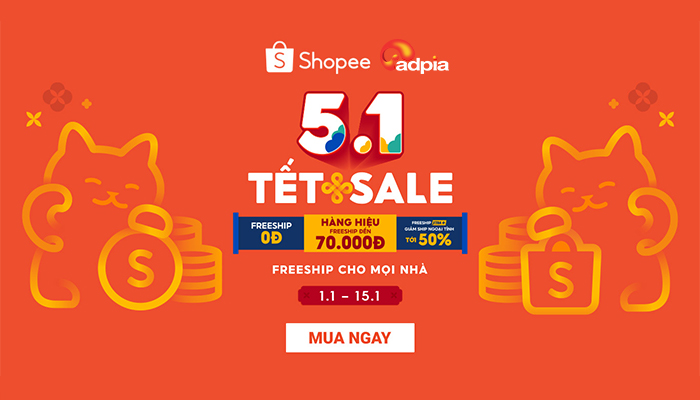 [SHOPEE] Tết Sale - Hàng hiệu Freeship