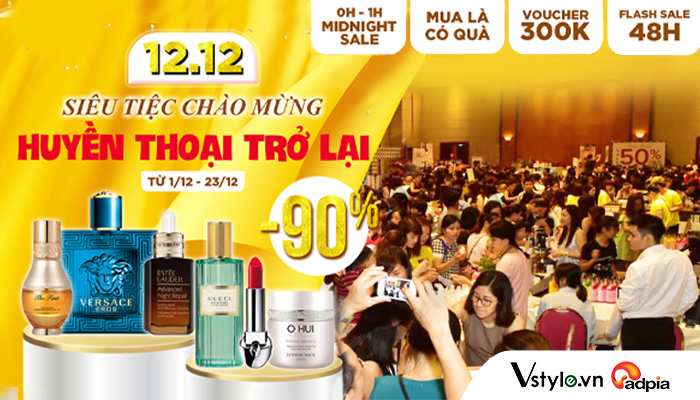 [VSTYLE] 12.12 - Siêu tiệc chào mừng huyền thoại trở lại