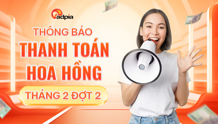Thông báo thanh toán hoa hồng