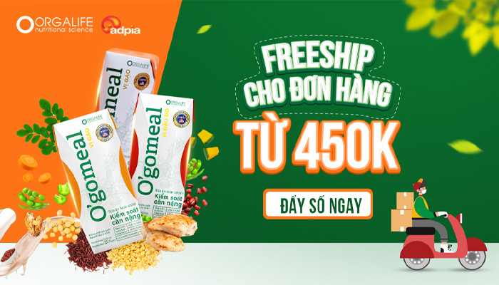 [ORGALIFE] Freeship đơn hàng 450k