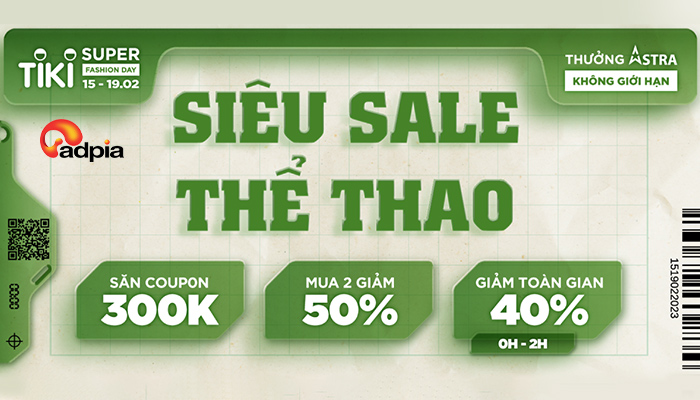 [TIKI] Siêu sale thể thao