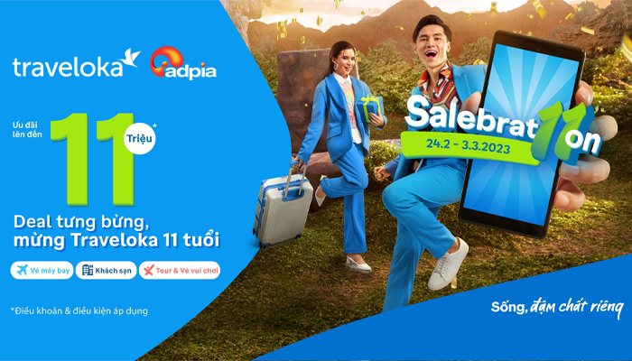 [TRAVELOKA] Deal tưng bừng mừng sinh nhật 11 tuổi