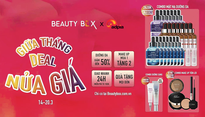 [BEAUTYBOX] Deal giữa tháng - Giảm đến 50%