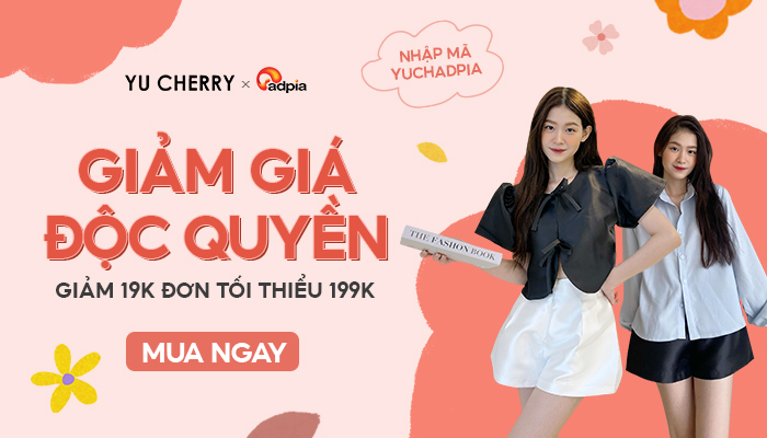 [SHOPEE x YU CHERRY] Voucher độc quyền cho Publisher ADPIA