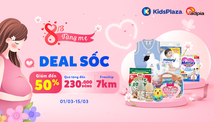 [KIDSPLAZA] Tặng mẹ deal sốc