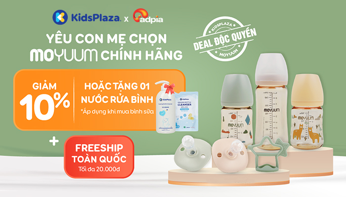 [KIDSPLAZA] Yêu con mẹ chọn - Moyuum chính hãng