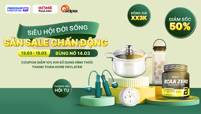 [TIKI] Siêu hội đời sống - Săn sale chấn động