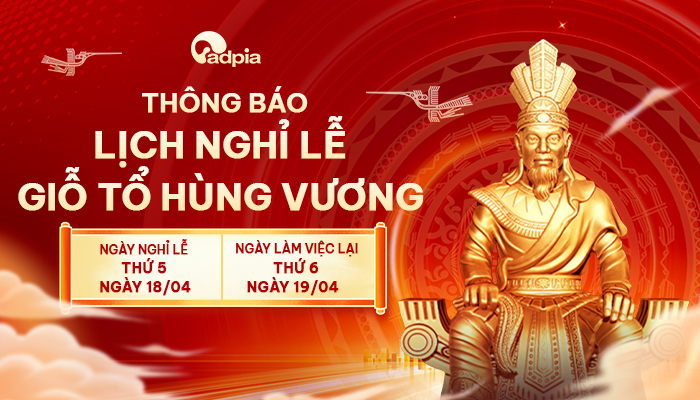 Thông báo lịch nghĩ lễ Giỗ Tổ Hùng Vương