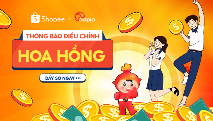 [SHOPEE] Thông báo điều chỉnh hoa hồng
