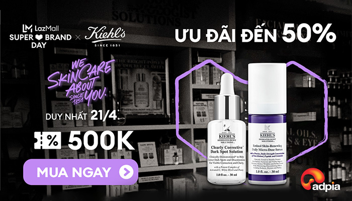 [LAZADA x Kiehl's] Super Brand Day - Hơn 10 năm, Chăm da khỏe theo cách chuyên gia