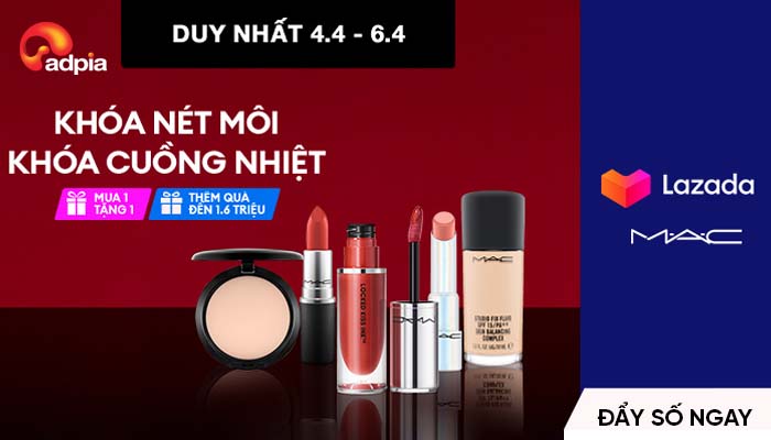 [LAZADA x MAC]  Khóa nét môi - Khóa cuồng nhiệt