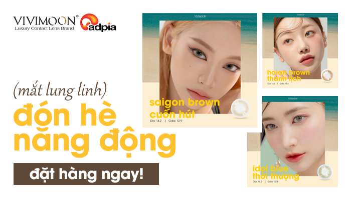 [VIVIMOON] Mắt lung linh đón hè năng động