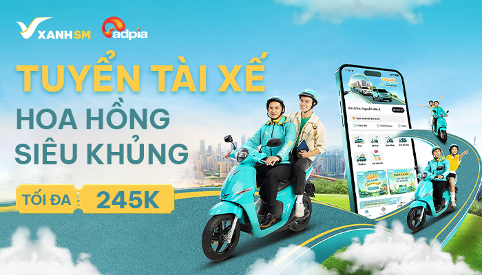 [XANHSM] XanhSM tăng hoa hồng chấn động