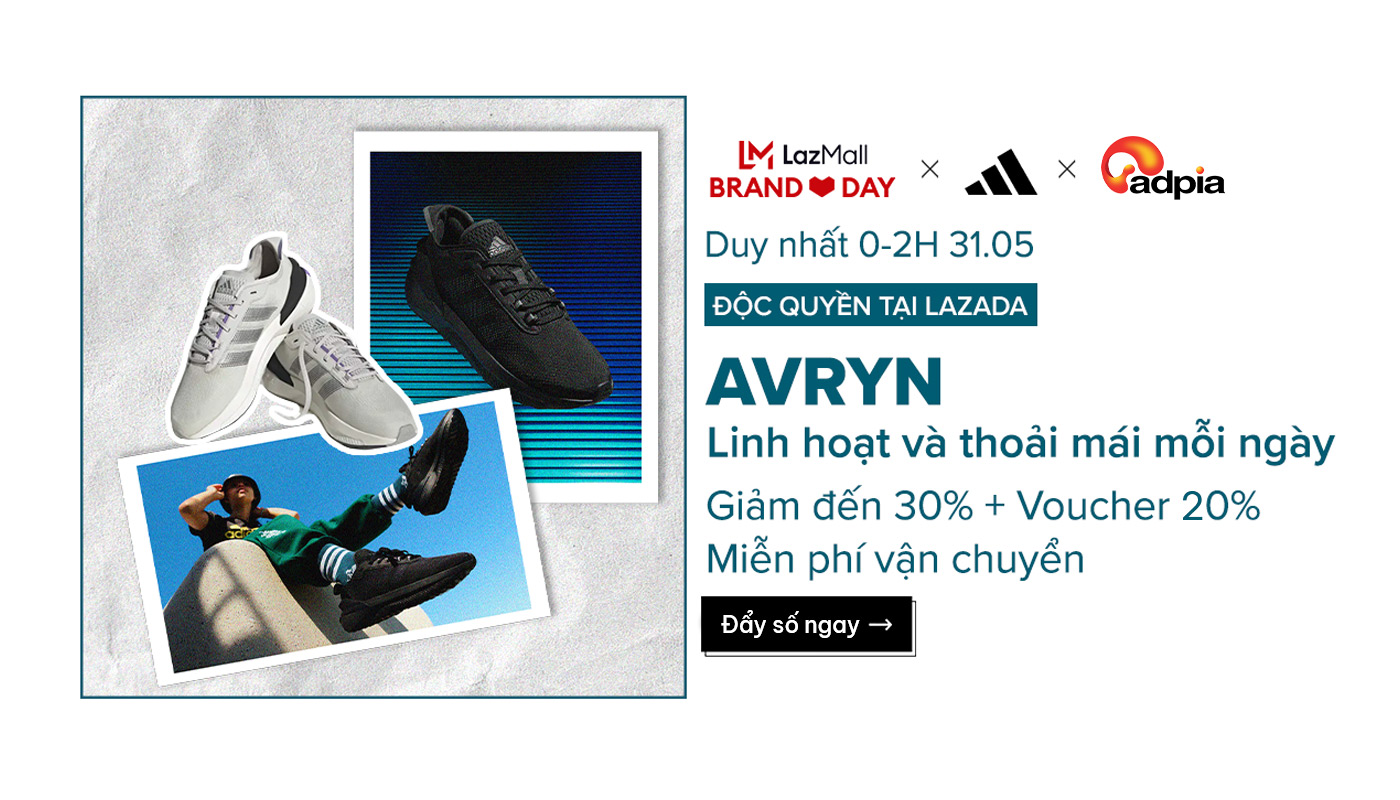 [LAZADA x ADIDAS] Độc quyền tại Lazmall ra mắt bộ sưu tập AVRYN cực chất