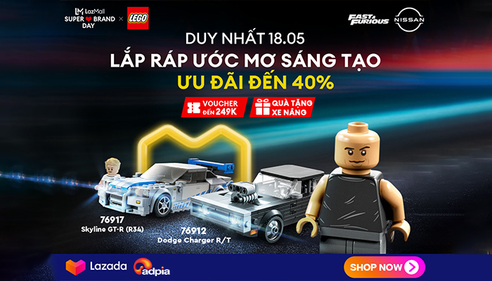 [LAZADA x LEGO] Lắp ráp ước mơ sáng tạo