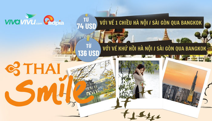 [VIVAVIVU] Qua Bangkok cùng Thai Smile