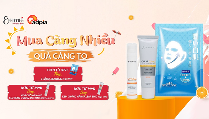 [HAPPYSKIN] Mua càng nhiều - Quà càng to