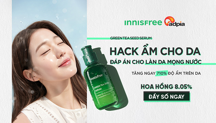 [CHIẾN DỊCH MỚI] Khởi sóng chiến dịch tiếp thị liên kết Innisfree